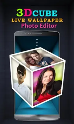 3D Cube Live Wallpaper Editor android App screenshot 12