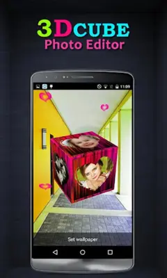 3D Cube Live Wallpaper Editor android App screenshot 6